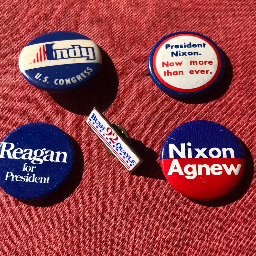 Presidential election Nixon Agnew Reagan bush Quayle Andy for congress